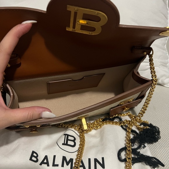‼️SOLD‼️ B-Buzz 23 canvas balmain chain clutch bag. - Picture 4 of 8